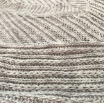 Pullover new with deep V, gray