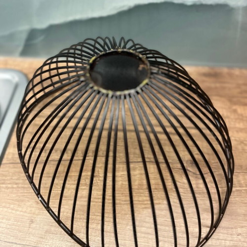 Minimal design fruit bowl black-gold 32cm like new