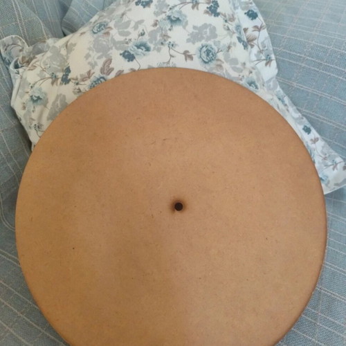 MDF watch bases set, 5 pieces, beige