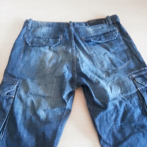 Springfield men's denim shorts size 44 like new, blue