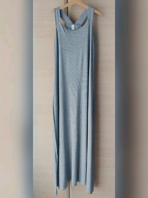 Maxi dress striped like new, size Medium