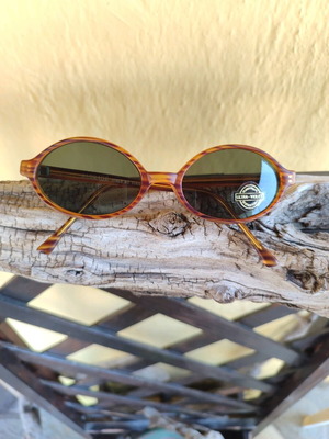 S61 90s vintage sunglasses new, matte horn frame