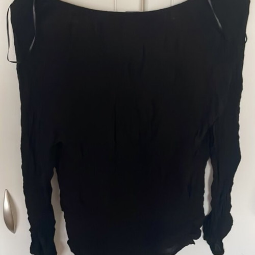 Zara women's blouse black like new, size L