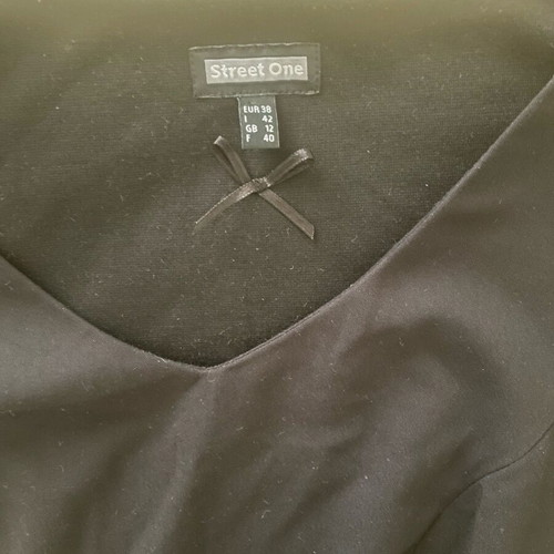 Street One black dress like new, size M