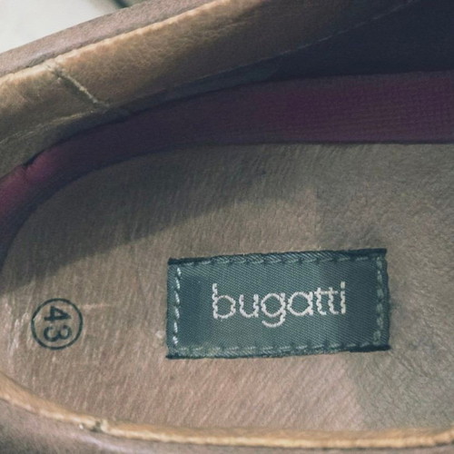 Bugatti leather men's shoes like new, brown, size 43-44