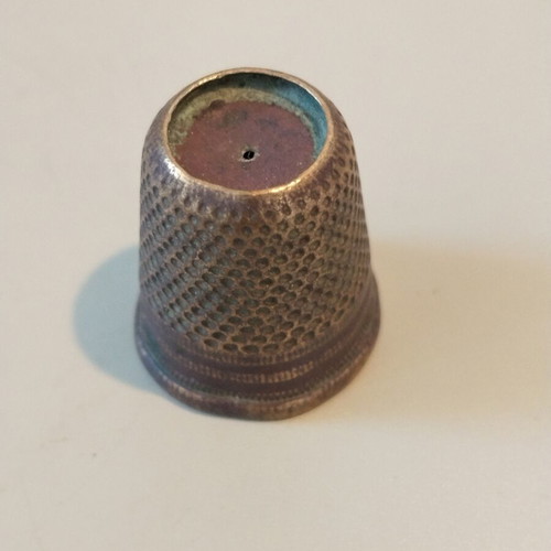 Thimble used, 100-150 years old, possibly Ottoman