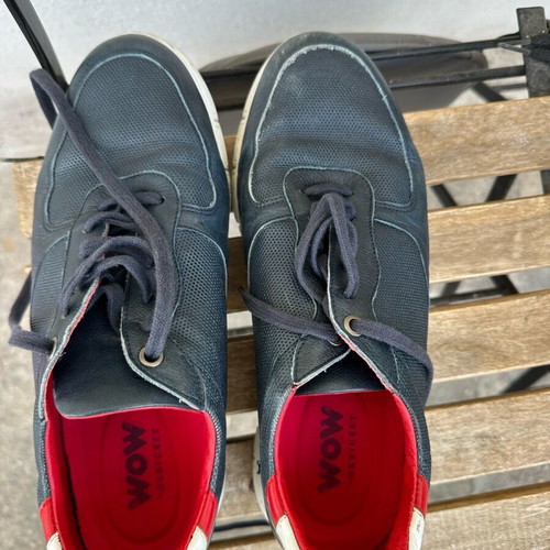 Kricket men's sneakers used, leather, casual, size 40
