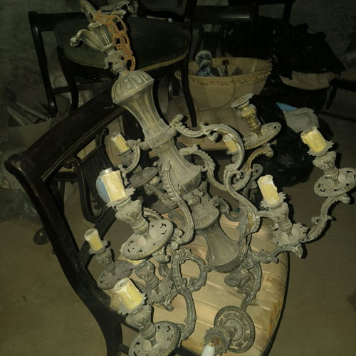 Ecclesiastical chandelier used, vintage style
