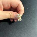 Flower earrings used