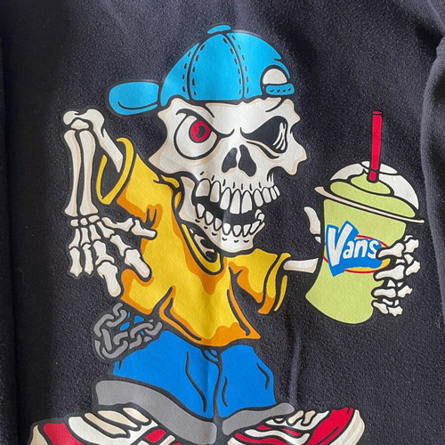 Vans kids sweatshirt used, size L, black