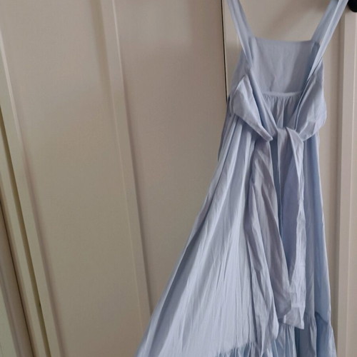 H&M cotton dress light blue fine like new