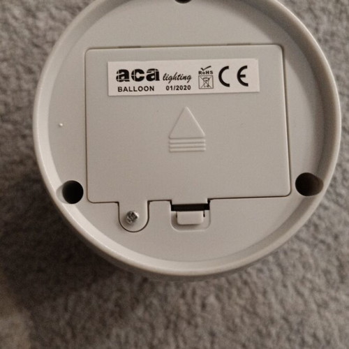 Aca Décor Balloon Night Light and Projector like new, white/grey