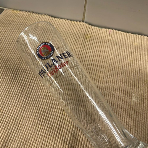 Paulaner beer glass 0.5l new