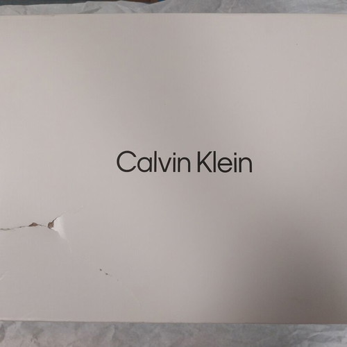 Calvin Klein Retro Runner ESS LTH men's leather shoes size 43 new navy