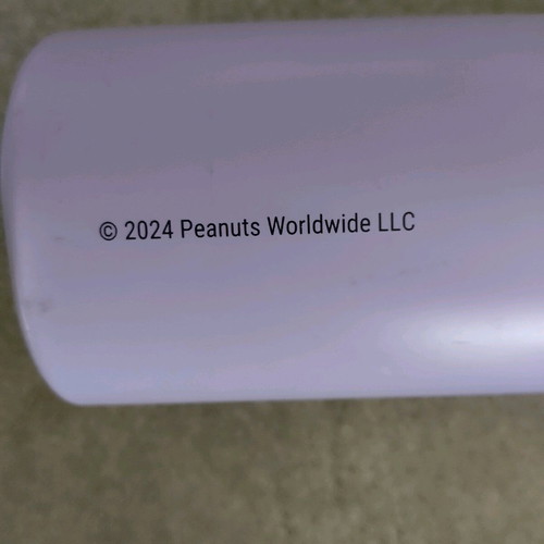 Children's thermos used, stainless steel, Snoopy