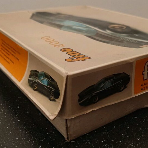 Fino 2000 plastic toy car used with missing parts