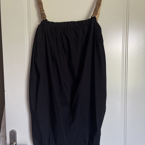 Zini black short dress with removable straps