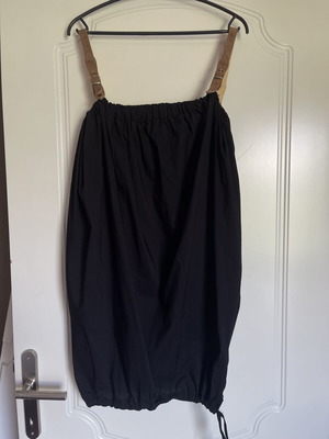 Zini black short dress with removable straps
