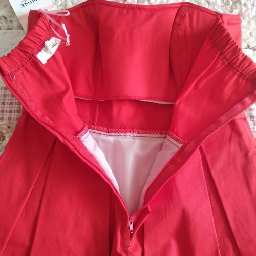 Strapless red cocktail dress new, size S-M by Shine 2gether