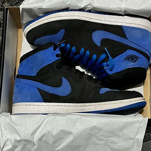 Air Jordan 1 Retro High OG like new, black and blue