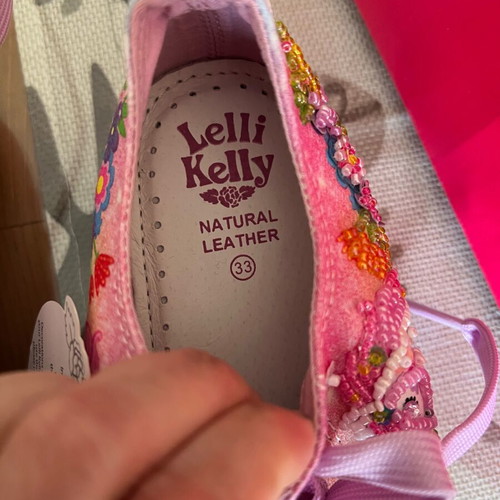 Lelli Kelly canvas sneakers with unicorn girl size 33 new, multicolor