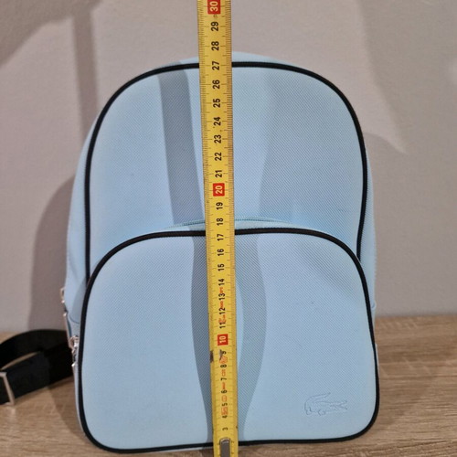 Lacoste backpack as new, light blue and turquoise
