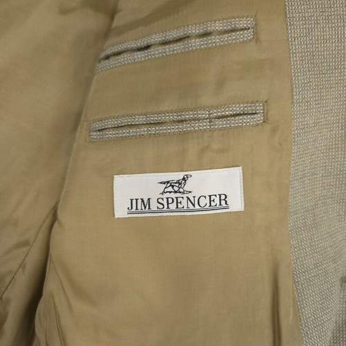 Jim Spencer men's vintage 70s blazer like new, size L, beige