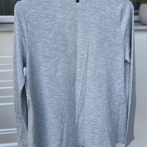 Lululemon thin cardigan with silver details, grey, size M