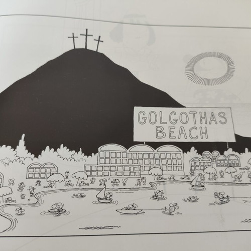 Kyr 30 Years Anthropakia book used, Greek cartoons