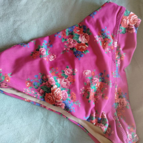 Karavan swimsuit small used, colorful, adjustable straps