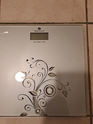 Precision scale used, glass up to 150 kg