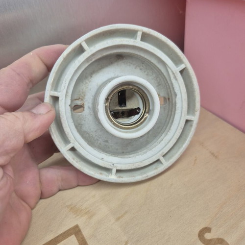 Vintage porcelain wall or ceiling light replacement used