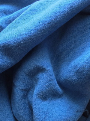 Wool fabric used, blue, 1.40x2.00 m