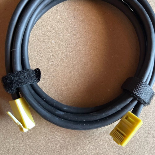 Cat5e Ethernet cables new, pack of 10 black