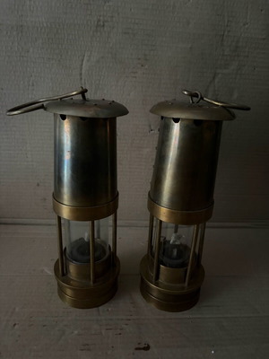 Φανάρια ναυτικά ορειχάλκινα μεταχειρισμένα, δύο τεμάχια του 1920