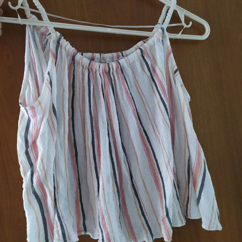 Crop top summer blouse used, size M 38 10