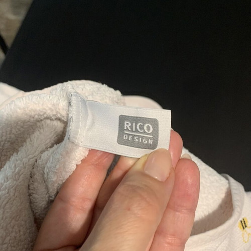 Rico Design Baby Towel with Handmade Embroidery like new