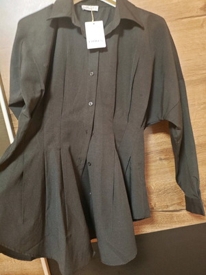 Black EMMAS Shirt with Fitted Waist New with Tag