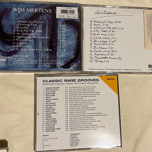 Pack of 5 ambient, jazz, soundtrack CDs like new