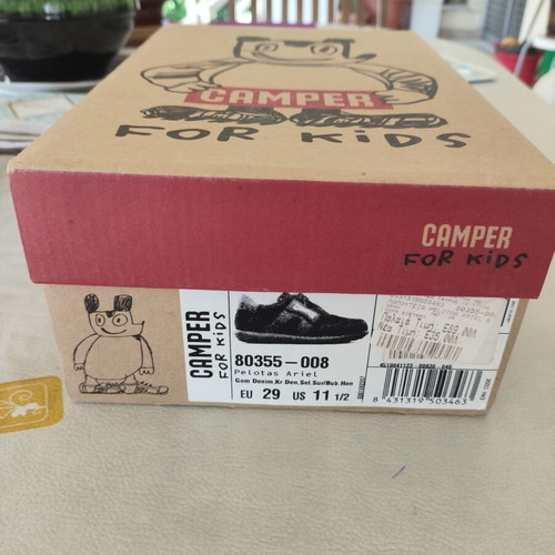 Camber kids shoes size 29 like new, blue and brown casual