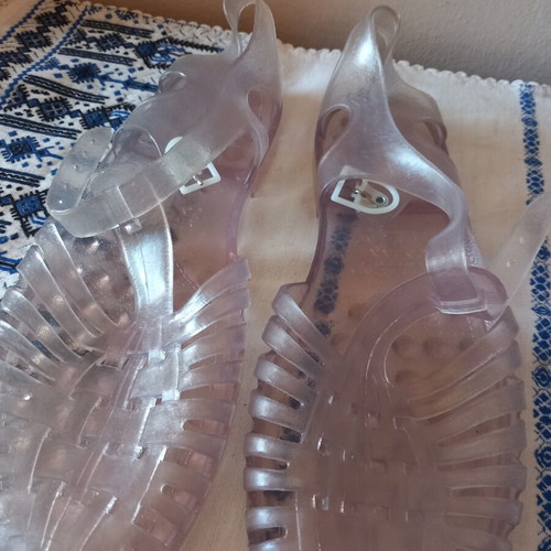 Fransa transparent beach shoes size 44/45