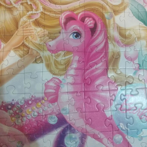 Barbie puzzle used 260 pieces