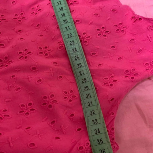 Polo Ralph Lauren Fuchsia Sangallo Top with Back Opening like new
