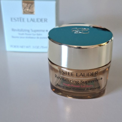 Estee Lauder Revitalizing Supreme+ empty eye cream jar with box