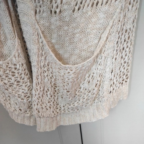 Stradivarius knitted cardigan with 3/4 sleeves and pockets, like new