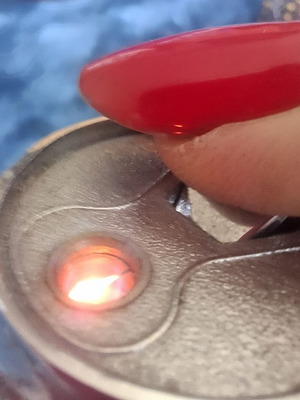 Vintage Coca-Cola collectible table lighter like new with LED light