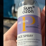 SUN OZON Pre-Sun Face Spray with Melanin This is a delivery with boxnow!