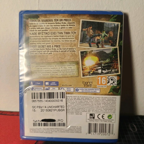 Uncharted Golden Abyss PsVita new, Pal multi language