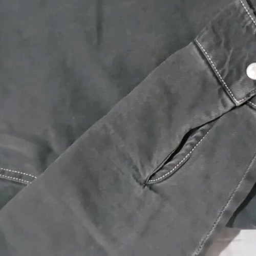 Jean jacket with inner fur and hood, new, size 13-14 years