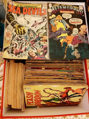 Sea Devils #17 and Metamorpho #11 used comics